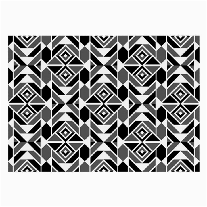 Graphic Design Decoration Abstract Seamless Pattern Large Glasses Cloth (2 Sides)