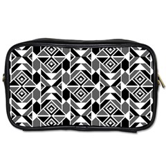 Graphic Design Decoration Abstract Seamless Pattern Toiletries Bag (Two Sides)