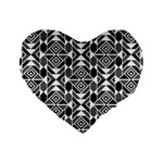 Graphic Design Decoration Abstract Seamless Pattern Standard 16  Premium Flano Heart Shape Cushions Front