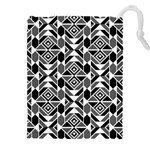 Graphic Design Decoration Abstract Seamless Pattern Drawstring Pouch (4XL) Front