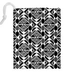 Graphic Design Decoration Abstract Seamless Pattern Drawstring Pouch (4XL) Back