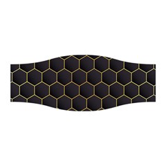 Hexagon Black Background Stretchable Headband by Vaneshart