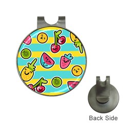 Summer Fruits Patterns Hat Clips With Golf Markers by Vaneshart