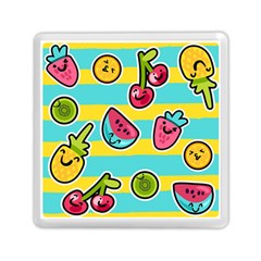 Summer Fruits Patterns Memory Card Reader (square) by Vaneshart