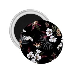 Beautiful Artistic Dark Tropical Pattern 2 25  Magnets by Vaneshart