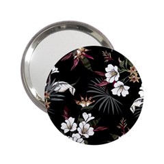 Beautiful Artistic Dark Tropical Pattern 2 25  Handbag Mirrors by Vaneshart