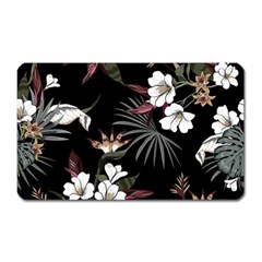 Beautiful Artistic Dark Tropical Pattern Magnet (rectangular) by Vaneshart