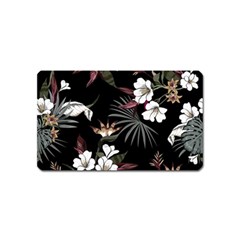 Beautiful Artistic Dark Tropical Pattern Magnet (name Card) by Vaneshart