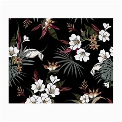 Beautiful Artistic Dark Tropical Pattern Small Glasses Cloth by Vaneshart