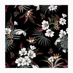 Beautiful Artistic Dark Tropical Pattern Medium Glasses Cloth by Vaneshart