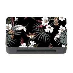 Beautiful Artistic Dark Tropical Pattern Memory Card Reader With Cf by Vaneshart