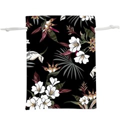 Beautiful Artistic Dark Tropical Pattern  Lightweight Drawstring Pouch (xl)