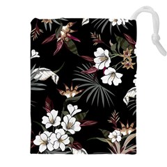 Beautiful Artistic Dark Tropical Pattern Drawstring Pouch (4xl)