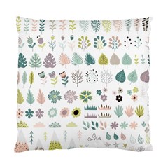 Cute Flowers Plants Big Collection Standard Cushion Case (one Side) by Vaneshart