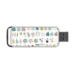 Cute Flowers Plants Big Collection Portable Usb Flash (two Sides) by Vaneshart