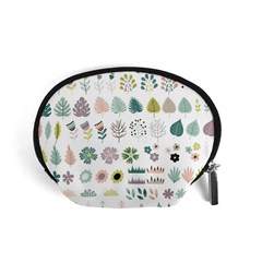 Cute Flowers Plants Big Collection Accessory Pouch (small) by Vaneshart