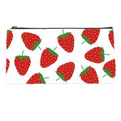 Seamless Pattern Fresh Strawberry Pencil Cases by Vaneshart