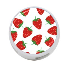 Seamless Pattern Fresh Strawberry 4-port Usb Hub (one Side) by Vaneshart