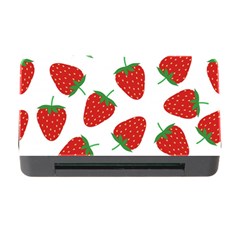 Seamless Pattern Fresh Strawberry Memory Card Reader With Cf by Vaneshart