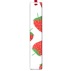 Seamless Pattern Fresh Strawberry Large Book Marks by Vaneshart