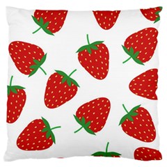 Seamless Pattern Fresh Strawberry Standard Flano Cushion Case (one Side) by Vaneshart