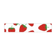 Seamless Pattern Fresh Strawberry Flano Scarf (mini) by Vaneshart