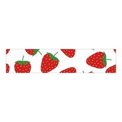 Seamless Pattern Fresh Strawberry Velvet Scrunchie by Vaneshart