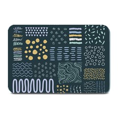 Mixed Background Patterns Plate Mats by Vaneshart