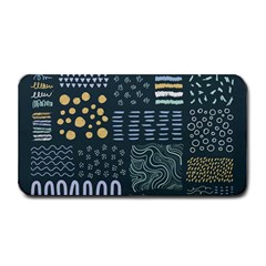 Mixed Background Patterns Medium Bar Mats by Vaneshart