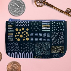 Mixed Background Patterns Large Coin Purse by Vaneshart