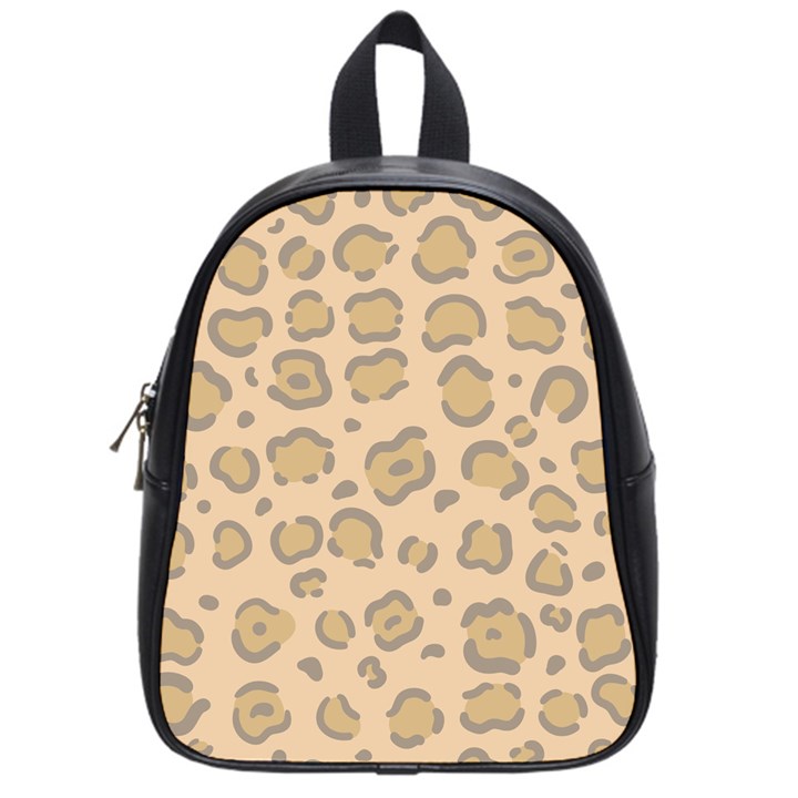 Leopard Print School Bag (Small)