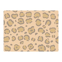 Leopard Print Double Sided Flano Blanket (mini)  by Sobalvarro