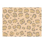 Leopard Print Double Sided Flano Blanket (Mini)  35 x27  Blanket Front