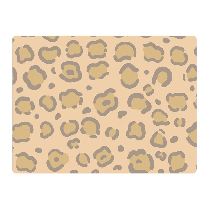 Leopard Print Double Sided Flano Blanket (Mini) 