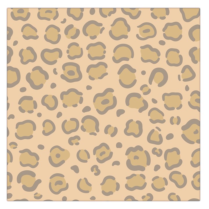 Leopard Print Large Satin Scarf (Square)