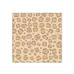 Leopard Print Satin Bandana Scarf Front