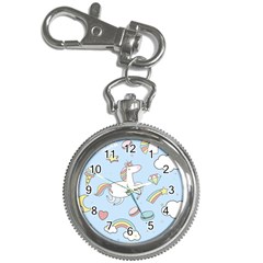 Unicorn Seamless Pattern Background Vector Key Chain Watches by Sobalvarro