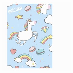 Unicorn Seamless Pattern Background Vector Large Garden Flag (two Sides) by Sobalvarro