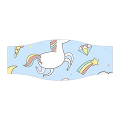 Unicorn Seamless Pattern Background Vector Stretchable Headband by Sobalvarro