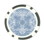 Boho Pattern Style Graphic Vector Poker Chip Card Guard Front