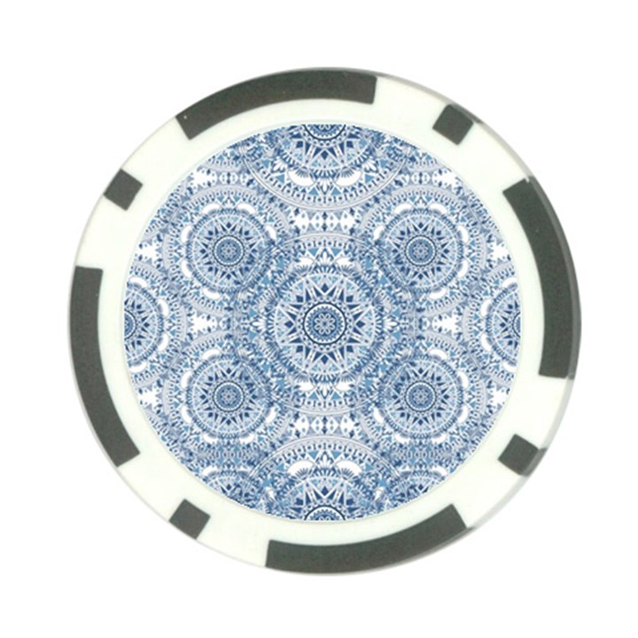 Boho Pattern Style Graphic Vector Poker Chip Card Guard