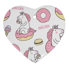 Unicorn Seamless Pattern Background Vector (1) Ornament (heart) by Sobalvarro