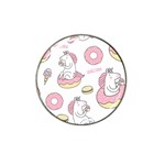 Unicorn Seamless Pattern Background Vector (1) Hat Clip Ball Marker Front