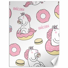 Unicorn Seamless Pattern Background Vector (1) Canvas 36  X 48  by Sobalvarro