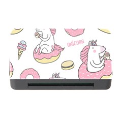 Unicorn Seamless Pattern Background Vector (1) Memory Card Reader With Cf by Sobalvarro