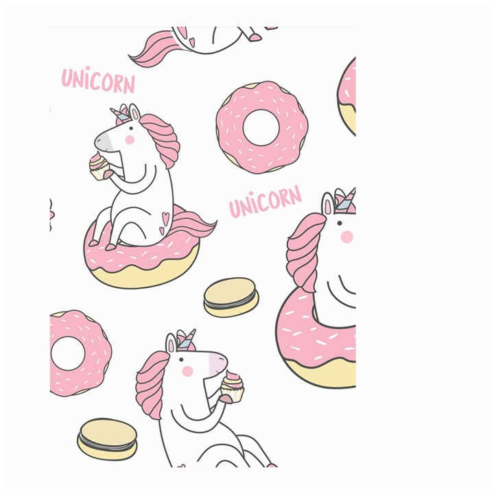 Unicorn Seamless Pattern Background Vector (1) Small Garden Flag (Two Sides)