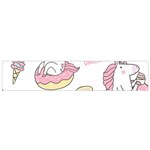 Unicorn Seamless Pattern Background Vector (1) Small Flano Scarf Front