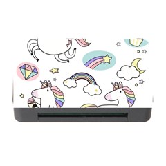 Cute Unicorns With Magical Elements Vector Memory Card Reader With Cf by Sobalvarro