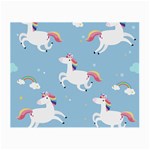 Unicorn Seamless Pattern Background Vector (2) Small Glasses Cloth Front