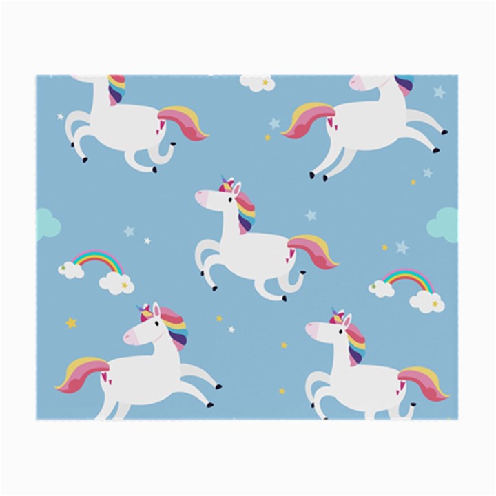 Unicorn Seamless Pattern Background Vector (2) Small Glasses Cloth